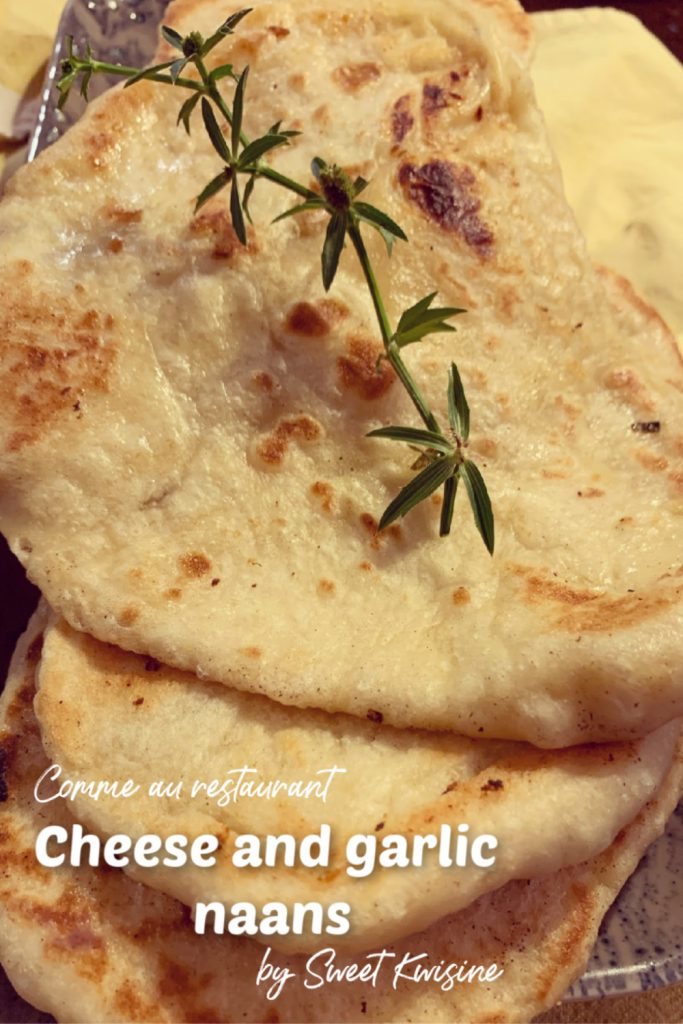 cheese ou garlic naans