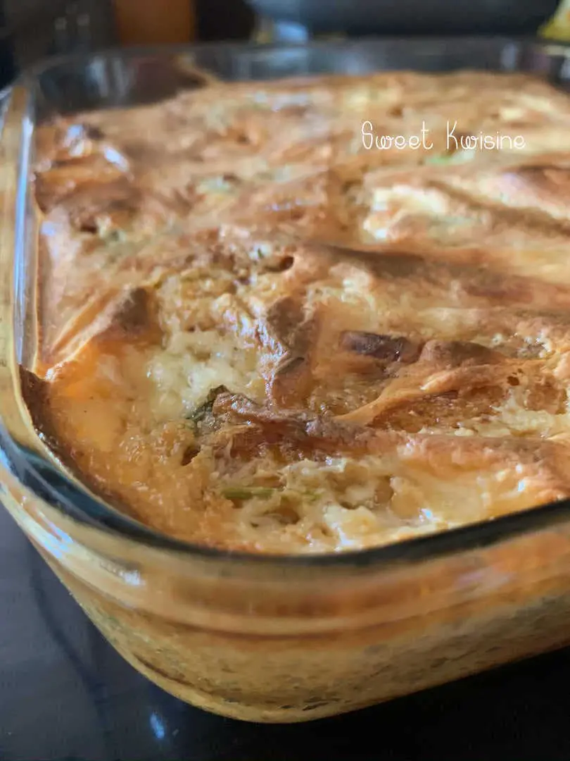 Le gratin de bananes jaunes - recette bySweet Kwisine