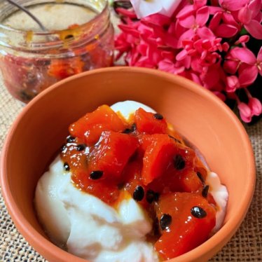 La confiture papaye-maracuja