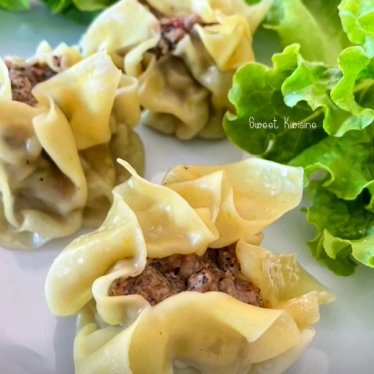 Les raviolis faciles au poulet