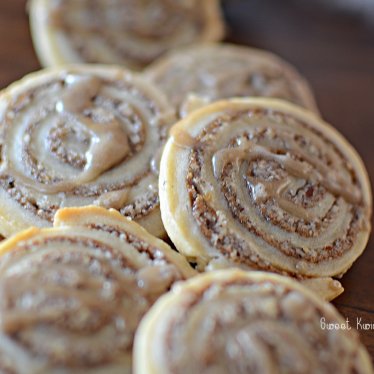 Les sablés spirales aux noix de pécan