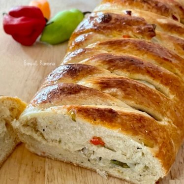 Le pain au beurre farci à la morue