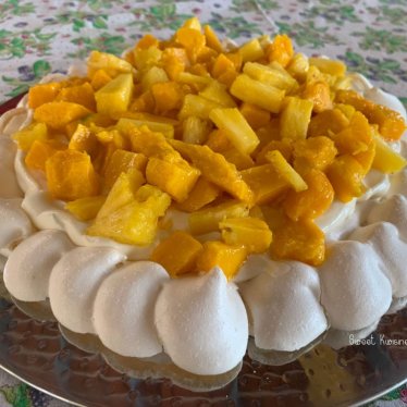 La pavlova mangue ananas