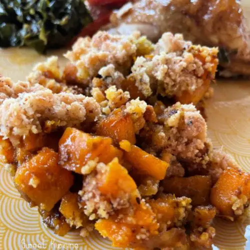 crumble potimarron parmesan recette