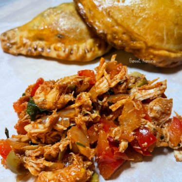Les empanadas de poulet et poivrons