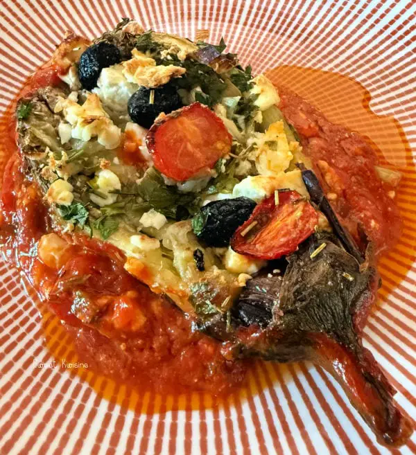 aubergines rôties à la féta sweet kwisine