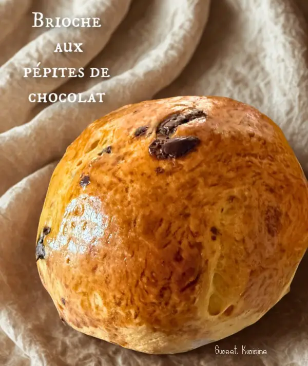 brioche pépites chocolat Sweet Kwisine