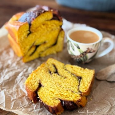 La brioche à la courge et au Nutella