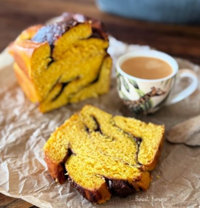 La brioche à la courge et au Nutella