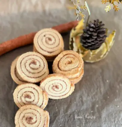 Les sablés spirales à la cannelle