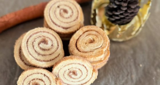 Les sablés spirales à la cannelle