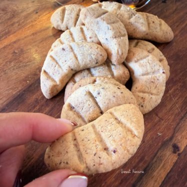 Les croissants de lune à la noisette