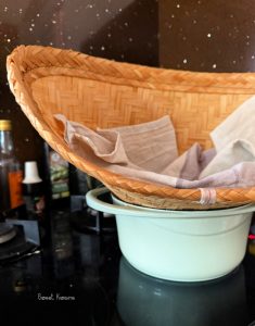 cuisson du riz gluant à la vapeur