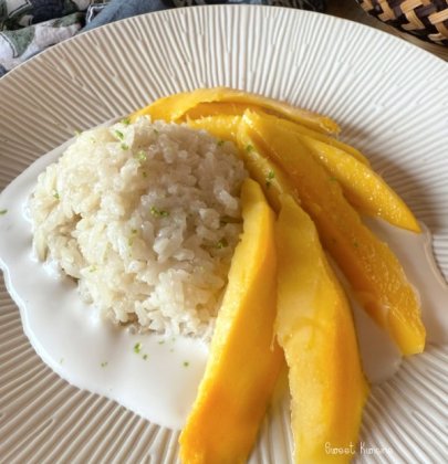 Le mango sticky rice, l’incontournable dessert thaï