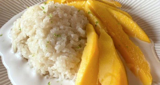 Le mango sticky rice, l’incontournable dessert thaï
