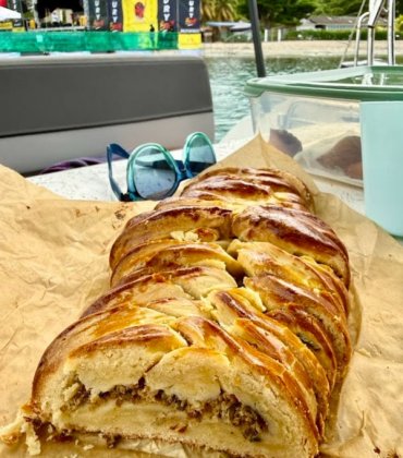 Le pain au beurre au hareng fumé